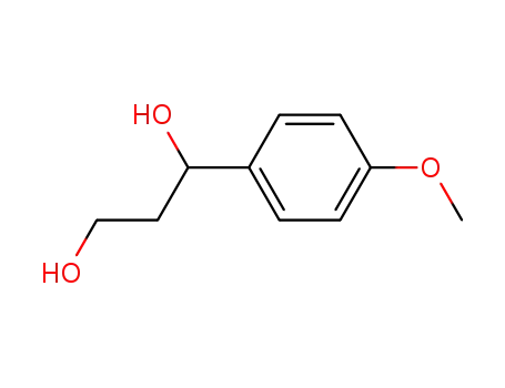 Molecular Structure of 70760-15-5 (1,3-Propanediol, 1-(4-methoxyphenyl)-)