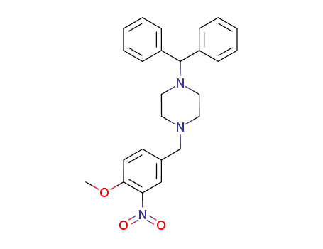 1-벤즈히드릴-4-[(4-메톡시-3-니트로페닐)메틸]피페라진