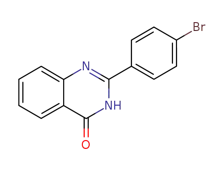 Molecular Structure of 83800-88-8 (4(1H)-Quinazolinone, 2-(4-bromophenyl)-)