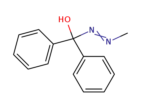 Molecular Structure of 75917-32-7 (methylazodiphenylmethanol)