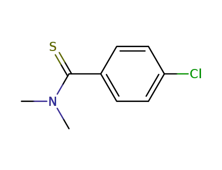 Molecular Structure of 15563-46-9 (4-chloro-N,N-dimethylbenzenecarbothioamide)