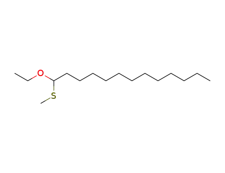 Molecular Structure of 98204-68-3 (Tridecane, 1-ethoxy-1-(methylthio)-)