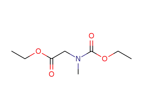 Molecular Structure of 52605-44-4 (ethyl N-(ethoxycarbonyl)-N-methylglycinate)
