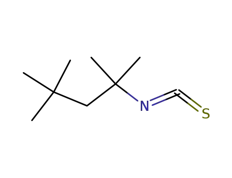 Molecular Structure of 17701-76-7 (TERT-OCTYL ISOTHIOCYANATE)