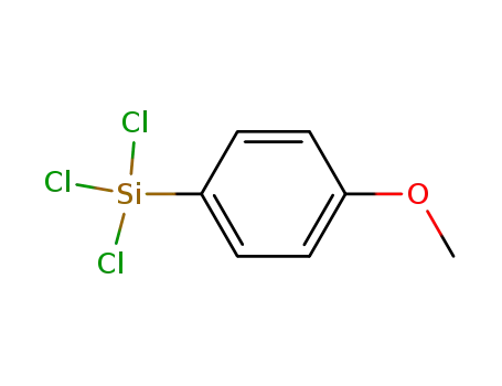 Molecular Structure of 705-34-0 (Silane, trichloro(4-methoxyphenyl)-)