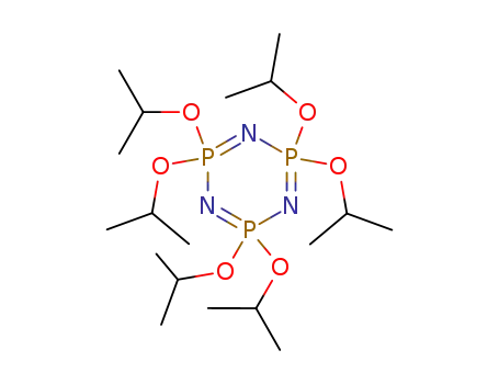 Molecular Structure of 986-10-7 (2,2,4,4,6,6-hexahydro-2,2,4,4,6,6-hexa(isopropoxy)-1,2,3,4,5,6-triazatriphosphorine)