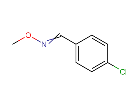 Molecular Structure of 33499-37-5 (4-Chlorobenzaldehyde O-methyl oxime)