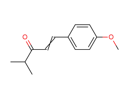 Molecular Structure of 103-13-9 (1-Penten-3-one, 1-(4-methoxyphenyl)-4-methyl-)