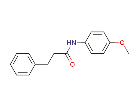 Molecular Structure of 97754-31-9 (N-(4-methoxyphenyl)-3-phenylpropanamide)