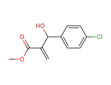 2-[(4-CHLORO-PHENYL)-HYDROXY-METHYL]-아크릴산 메틸 에스테르
