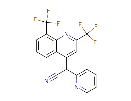 4-Quinolineacetonitrile,a-2-pyridinyl-2,8-bis(trifluoromethyl)-