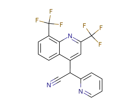 alpha,2-Pyridyl-2,8-bis(trifluoromethyl)quinoline-4-acetonitrile