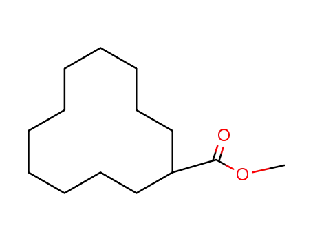 Molecular Structure of 1855-59-0 (Cyclododecanecarboxylic acid, methyl ester)