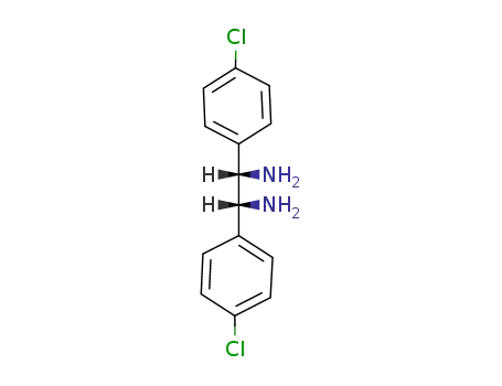 Molecular Structure of 74641-30-8 (meso-1,2-Bis(4-chlorophenyl)ethylenediamine)