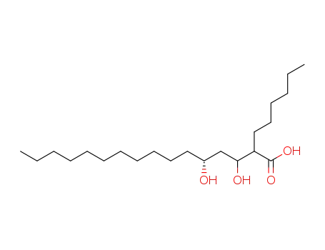 (R)-2-Hexyl-3,5-dihydroxy-hexadecanoic acid