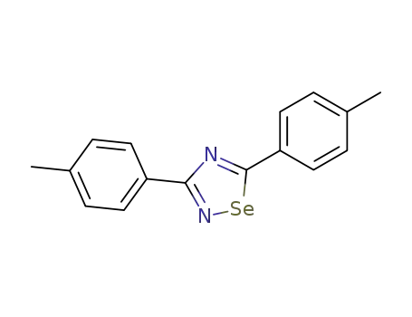 Molecular Structure of 68723-60-4 (3,5-Bis(4-methylphenyl)-1,2,4-selenadiazole)