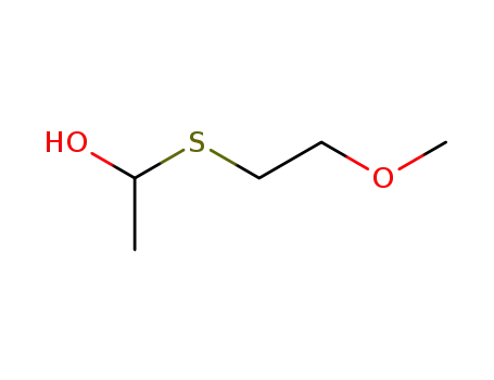 Molecular Structure of 64743-40-4 (Ethanol, 1-[(2-methoxyethyl)thio]-)