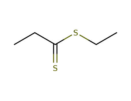 Molecular Structure of 998-79-8 (ethyl dithiopropionate)