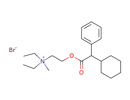 Molecular Structure of 25378-64-7 ([2-[(cyclohexylphenylacetyl)oxy]ethyl]diethylmethylammonium bromide)