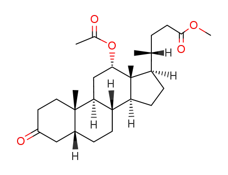 12α-Acetyloxy-3-oxo-5β-cholan-24-oic acid methyl ester
