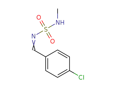 Molecular Structure of 1438244-01-9 (N-methyl-N'-[4-chlorophenylmethylidene]sulfamide)
