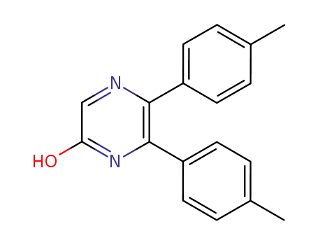 Molecular Structure of 88300-15-6 (2(1H)-Pyrazinone, 5,6-bis(4-methylphenyl)-)