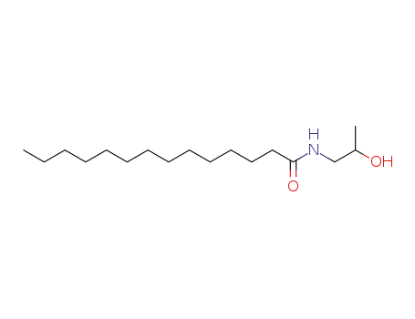 Molecular Structure of 10525-14-1 (N-(2-hydroxypropyl)myristamide)