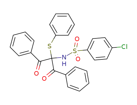 N-(1-Benzoyl-2-oxo-2-phenyl-1-phenylsulfanyl-ethyl)-4-chloro-benzenesulfonamide