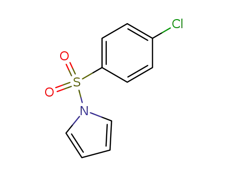 Molecular Structure of 16851-83-5 (1-[(4-CHLOROPHENYL)SULFONYL]-1H-PYRROLE)