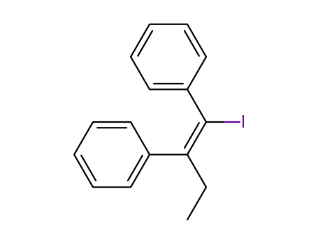 Benzene, 1,1'-(1-ethyl-2-iodo-1,2-ethenediyl)bis-, (E)-