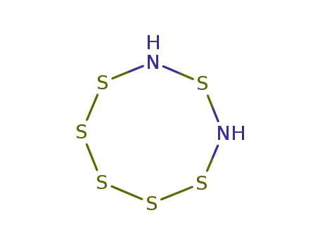 Molecular Structure of 1003-75-4 (1,2,3,4,5,7,6,8-Hexathiadiazocine(7CI,8CI,9CI))