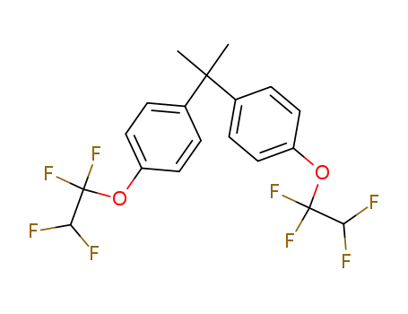 Molecular Structure of 1544-19-0 (1,1'-isopropylidenebis[4-(1,1,2,2-tetrafluoroethoxy)benzene])