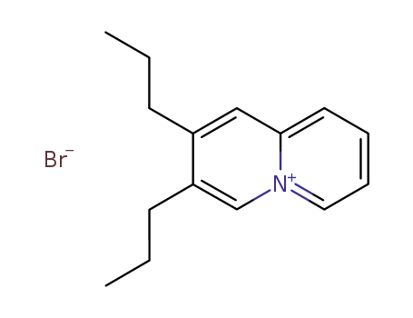 2,3-Dipropyl-quinolizinylium; bromide