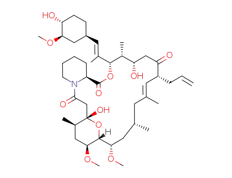 Molecular Structure of 133951-08-3 (9-Deoxo-FK 506)