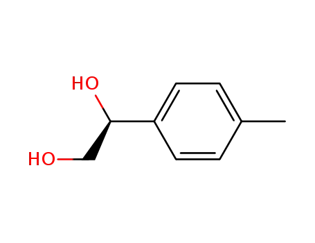 Molecular Structure of 139016-20-9 (1,2-Ethanediol, 1-(4-methylphenyl)-, (S)-)
