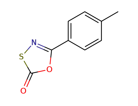 Molecular Structure of 17452-78-7 (5-(p-tolyl)-1,3,4-oxathiazol-2-one)