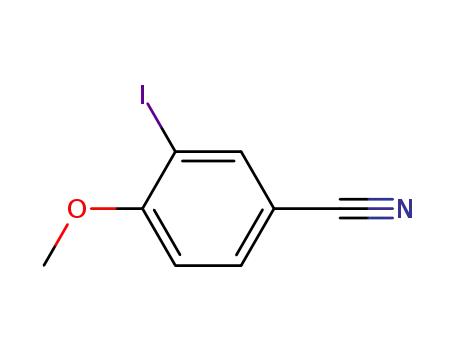 Molecular Structure of 82504-06-1 (3-Iodo-4-methoxybenzonitrile)