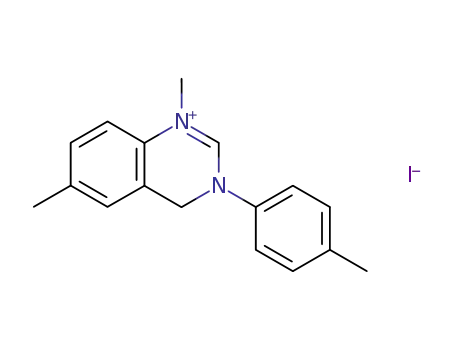 1,6-dimethyl-3-(4-methylphenyl)-3,4-dihydroquinazolin-1-ium