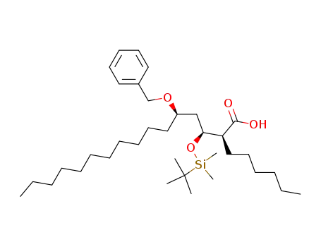 (2S,3S,5R)-5-Benzyloxy-3-(tert-butyl-dimethyl-silanyloxy)-2-hexyl-hexadecanoic acid