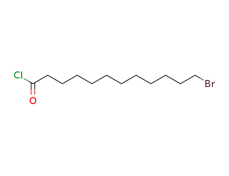 Molecular Structure of 61658-00-2 (Dodecanoyl chloride, 12-bromo-)