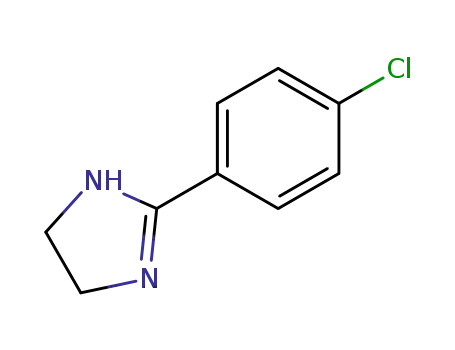 Molecular Structure of 13623-52-4 (2-(4-CHLOROPHENYL)-4,5-DIHYDRO-1H-IMIDAZOLE)