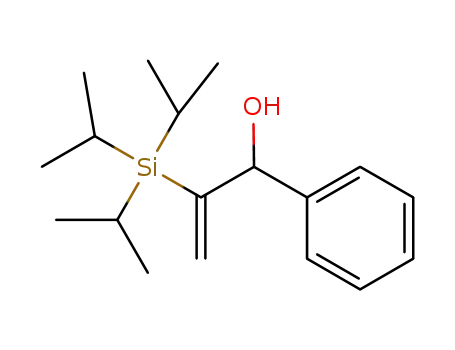 Molecular Structure of 1352210-24-2 (1-phenyl-2-(triisopropylsilyl)prop-2-en-1-ol)