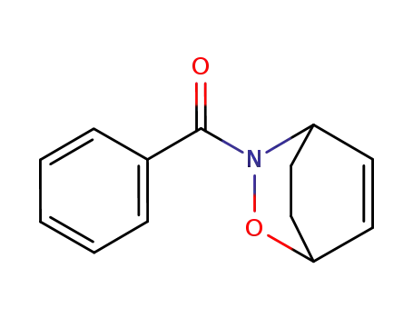 Molecular Structure of 96093-86-6 (2-Oxa-3-azabicyclo[2.2.2]oct-5-ene, 3-benzoyl-, (1R)-)