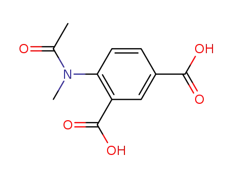 Molecular Structure of 871886-64-5 (4-(acetyl-methyl-amino)-isophthalic acid)