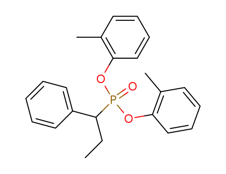 Molecular Structure of 872254-52-9 ((1-phenylpropyl)phosphonic acid di-o-tolyl ester)