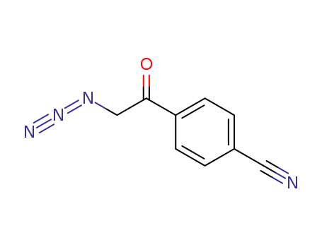 Benzonitrile, 4-(azidoacetyl)-