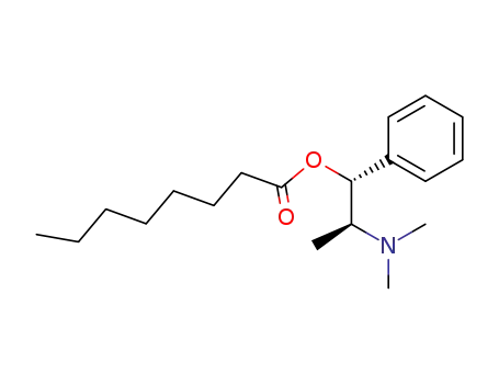 Molecular Structure of 114264-02-7 ((1R,2S)-2-(dimethylamino)-1-phenylpropyl octanoate)