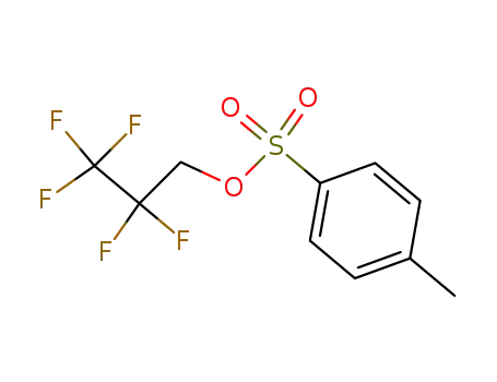 Molecular Structure of 565-42-4 (1H,1H-PENTAFLUOROPROPYL P-TOLUENESULFONATE)