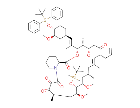Molecular Structure of 197250-11-6 (C<sub>66</sub>H<sub>101</sub>NO<sub>12</sub>Si<sub>2</sub>)