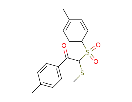 Ethanone,
1-(4-methylphenyl)-2-[(4-methylphenyl)sulfonyl]-2-(methylthio)-